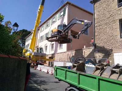 demolition bord route marseille